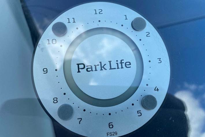 Blå Ford Focus fra 2011