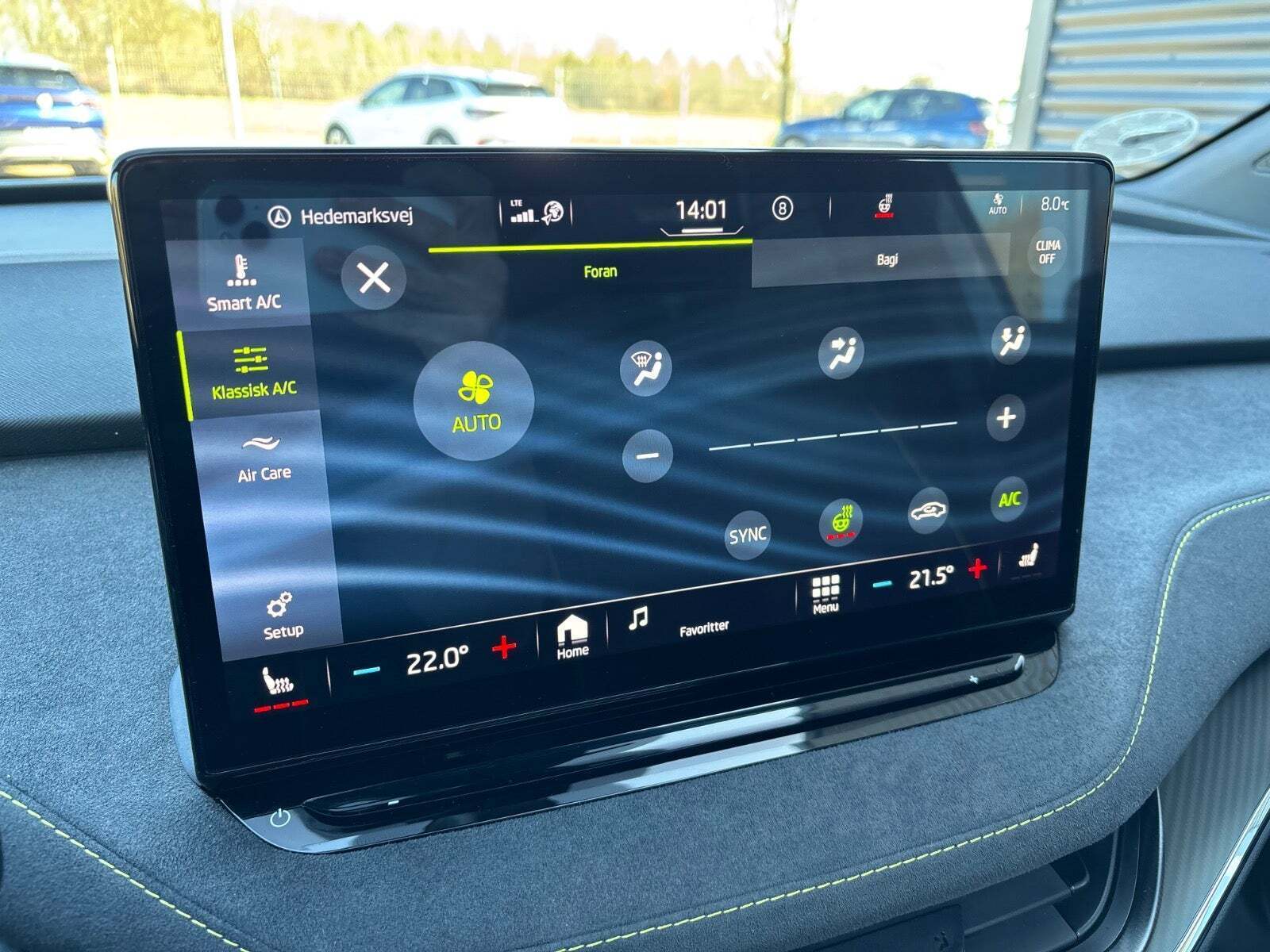 Sort Skoda Enyaq fra 2023