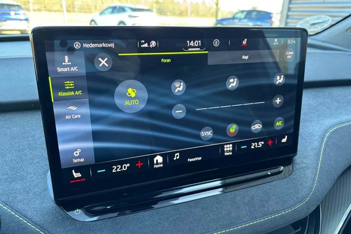 Sort Skoda Enyaq fra 2023