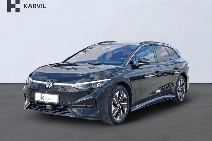 Sort VW ID.7 fra 2025 set udefra