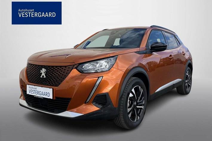 Orange Peugeot e-2008 fra 2023