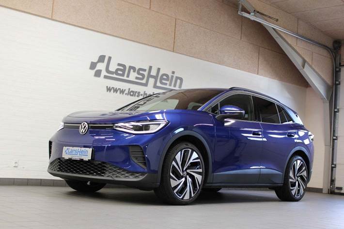 Blå VW ID.4 fra 2025