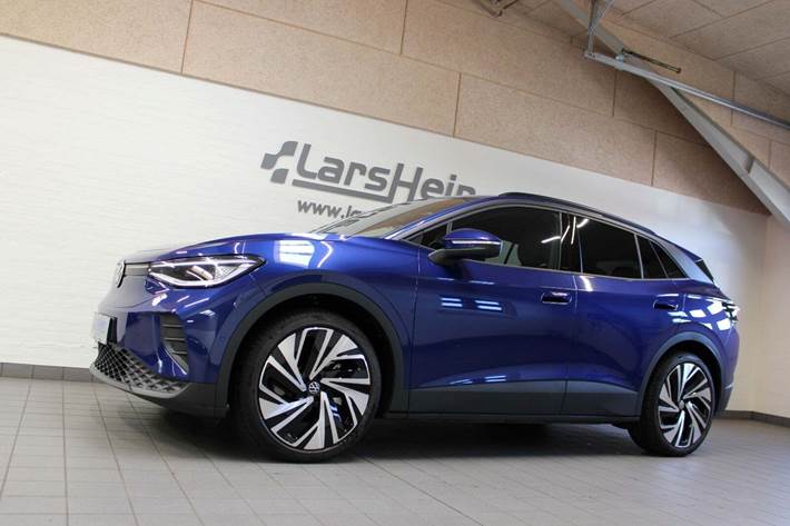Blå VW ID.4 fra 2025