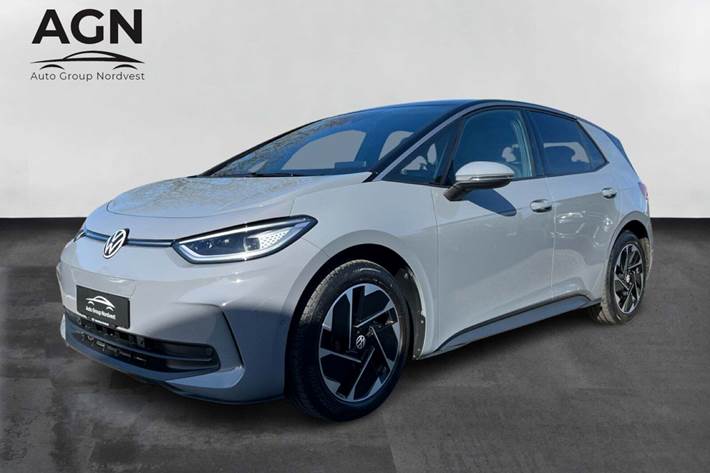 Grå VW ID.3 fra 2025 set udefra