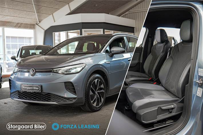 Blå VW ID.4 fra 2022