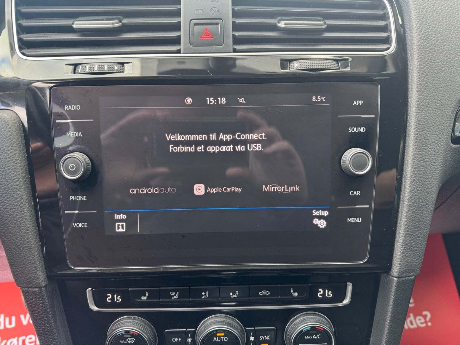 Sort VW Golf VII fra 2019