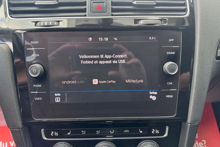 Sort VW Golf VII fra 2019