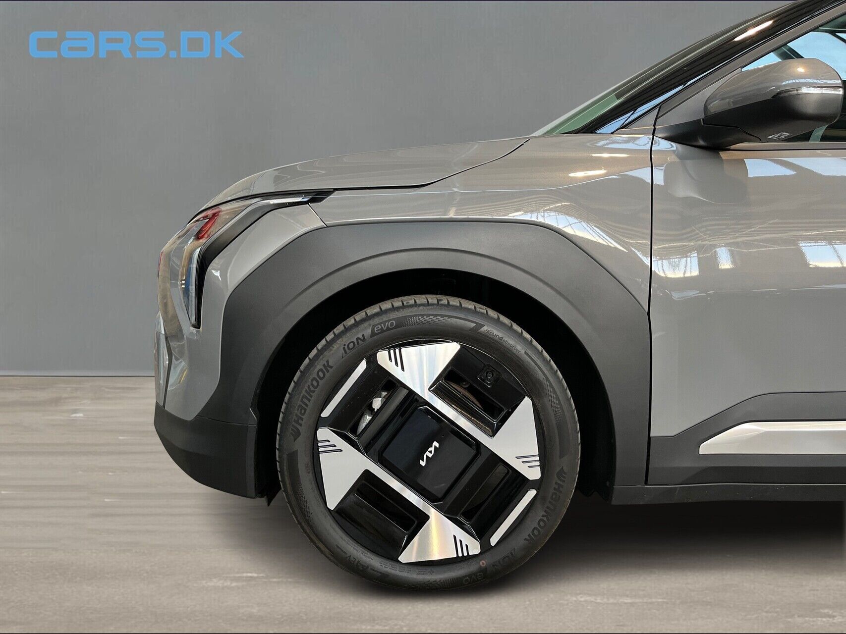 Grå Kia EV3 fra 2026