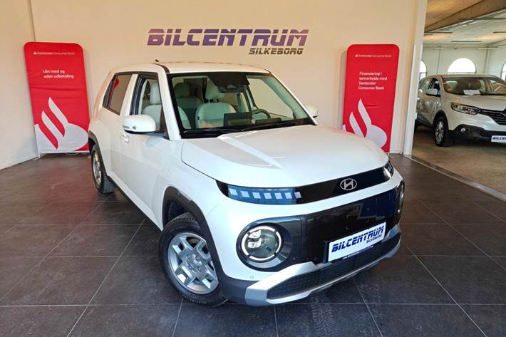 Hvid Hyundai Inster fra 2025