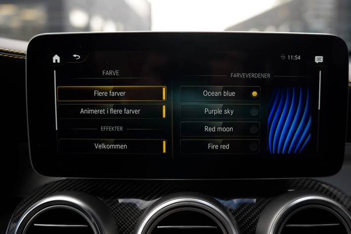 Sort Mercedes GLC63 fra 2019