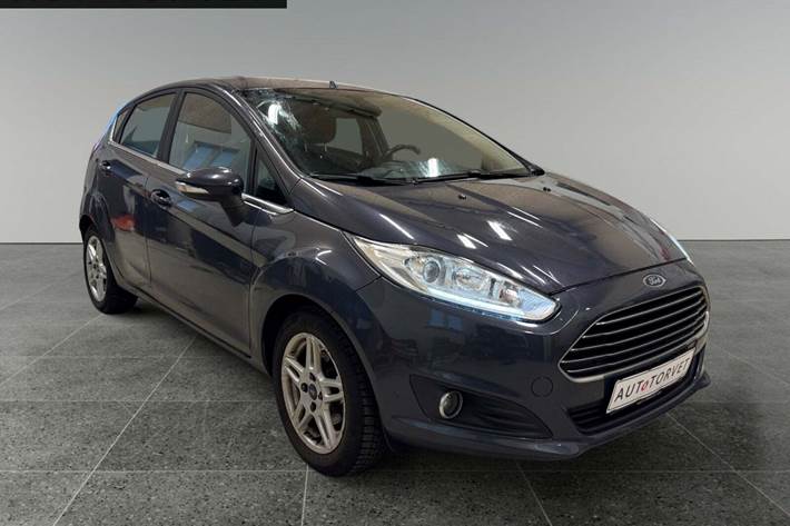 Grå Ford Fiesta fra 2014