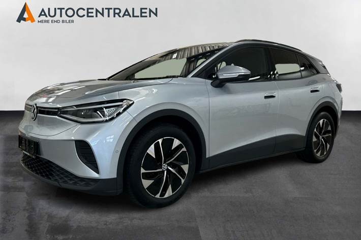Sølv VW ID.4 fra 2025 set udefra