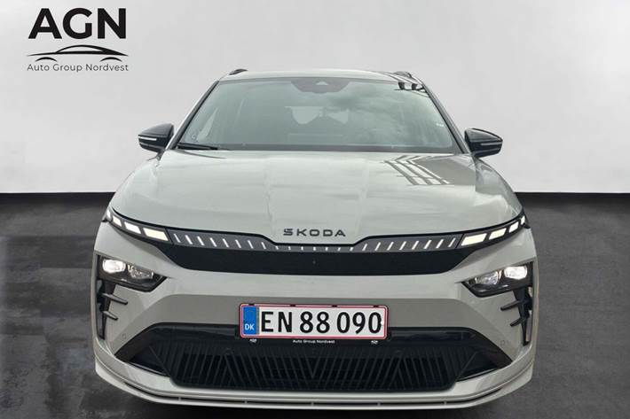 Grå Skoda Enyaq fra 2026