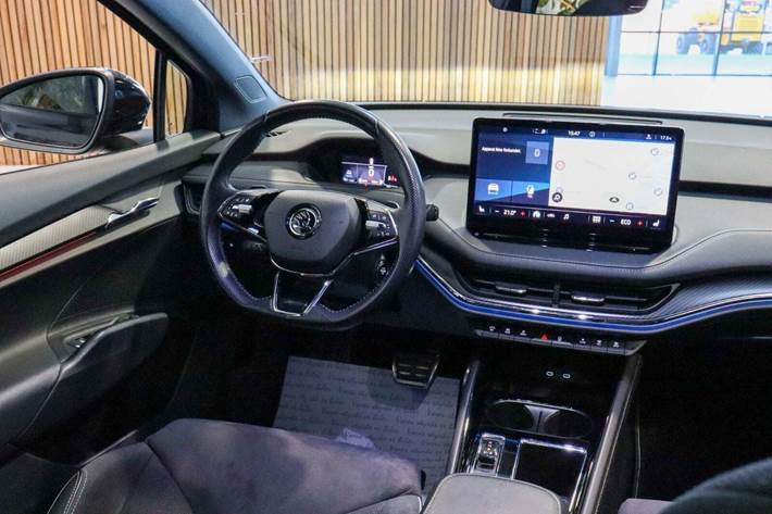 Sort Skoda Enyaq fra 2023