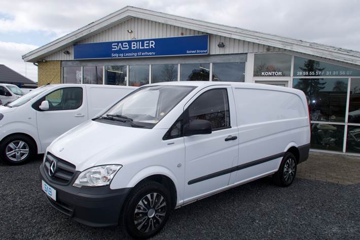 Hvid Mercedes Vito 110 fra 2014