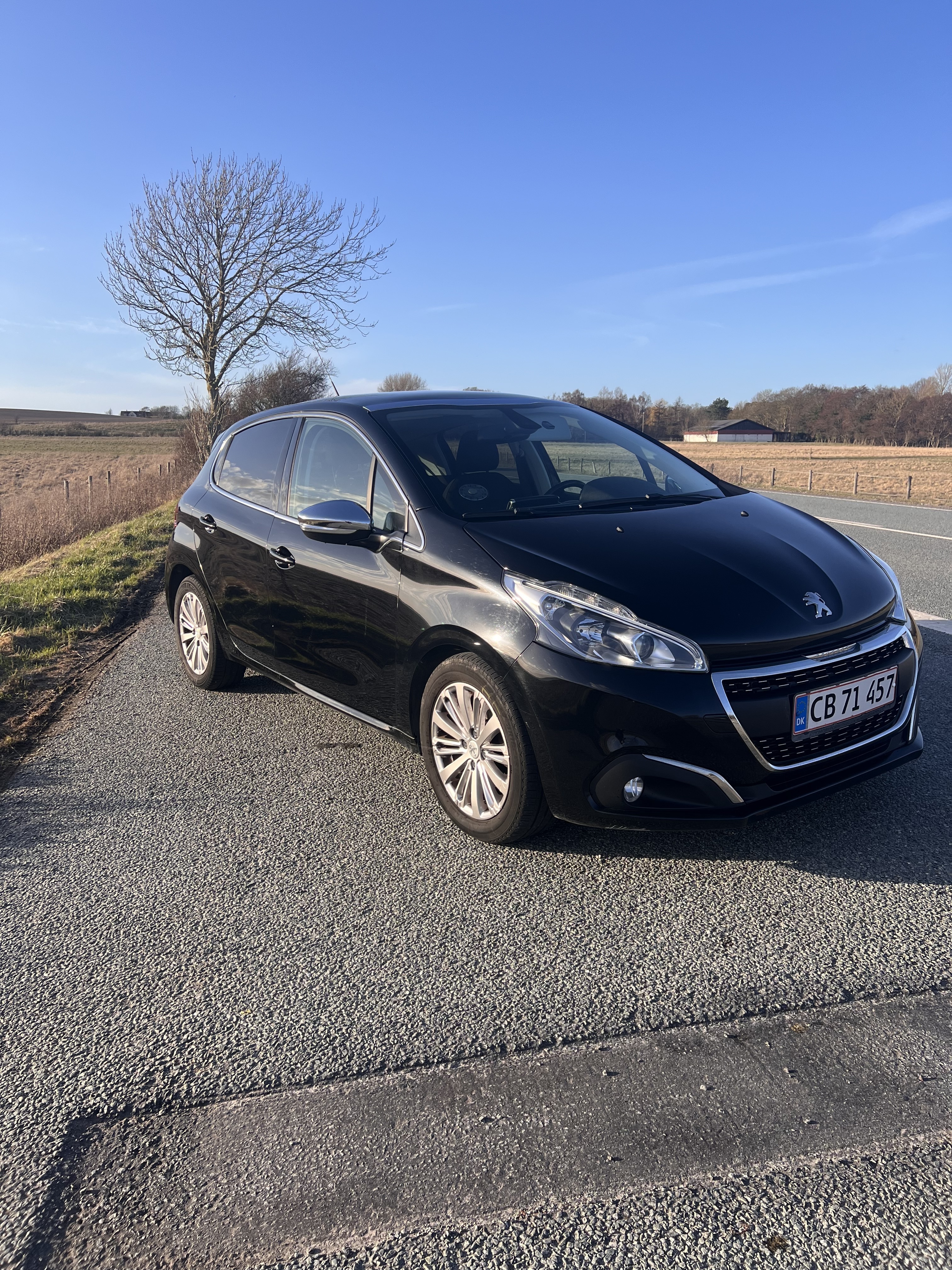 Sort Peugeot 208 fra 2018