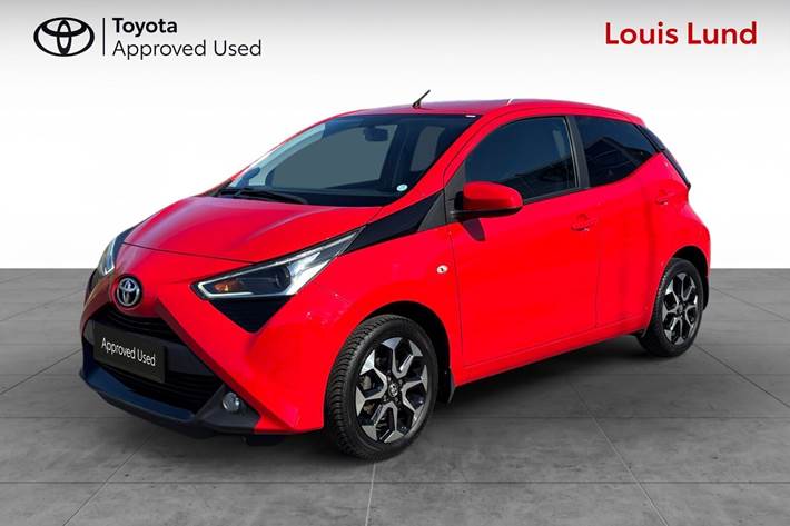 Rød Toyota Aygo fra 2021