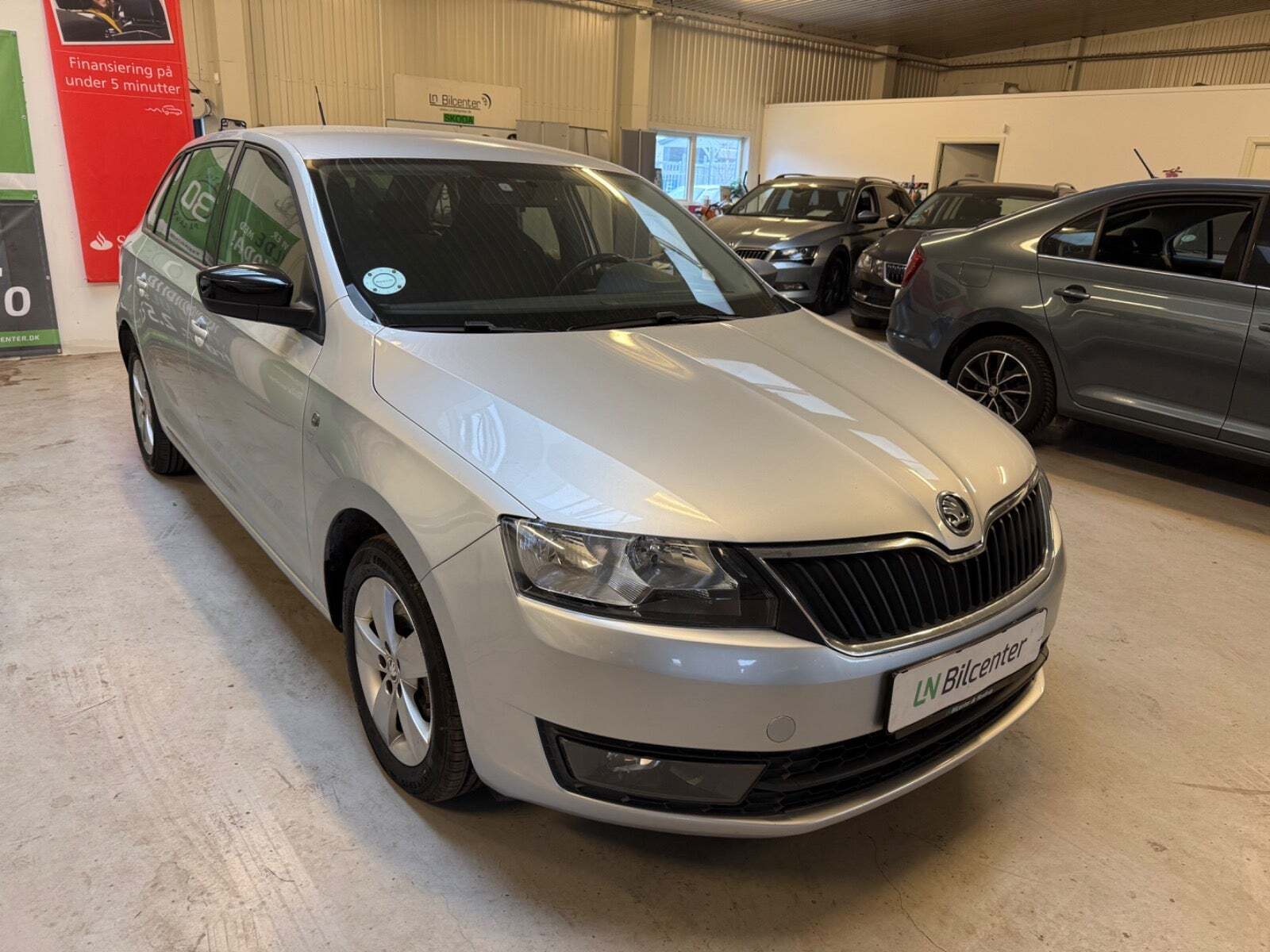 Sølv Skoda Rapid fra 2015