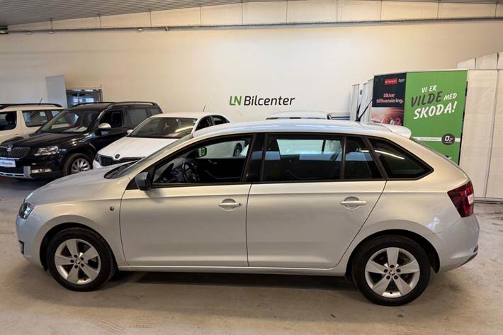 Sølv Skoda Rapid fra 2015