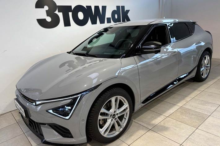 Grå Kia EV6 fra 2025