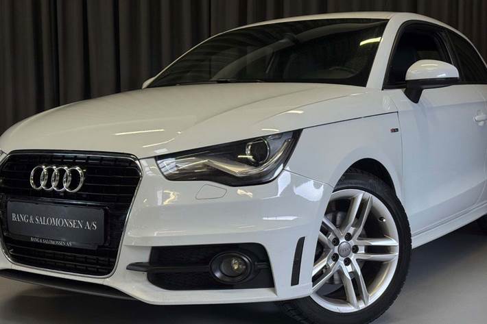 Hvid Audi A1 fra 2012