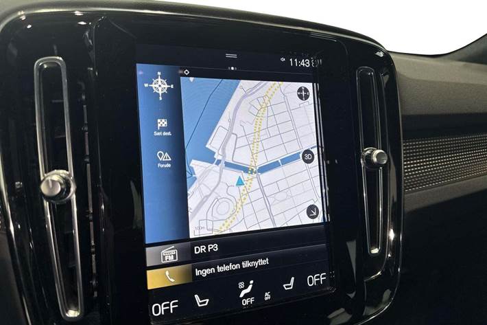 Sort Volvo XC40 fra 2022