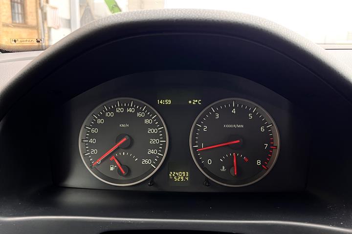 Sort Volvo V50 fra 2006