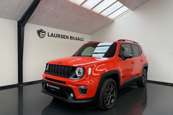 Orange Jeep Renegade fra 2021