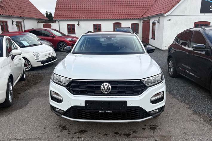 Hvid VW T-Roc fra 2019