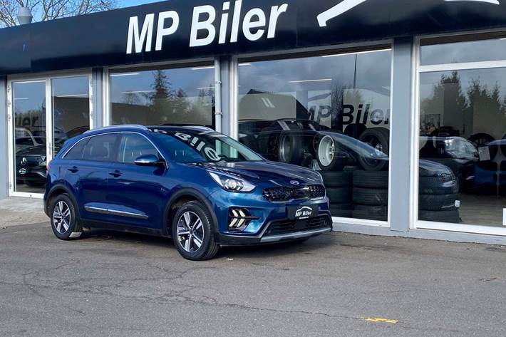 Blå Kia Niro fra 2020