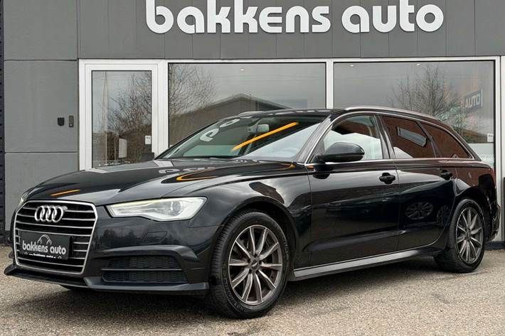 Sort Audi A6 fra 2017
