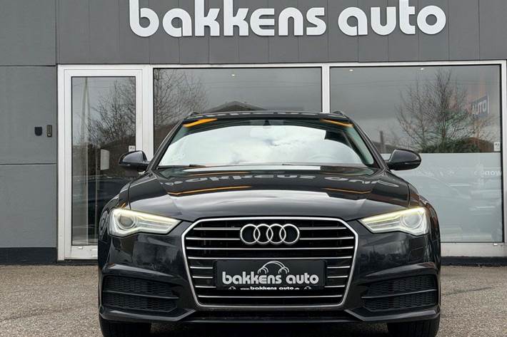 Sort Audi A6 fra 2017