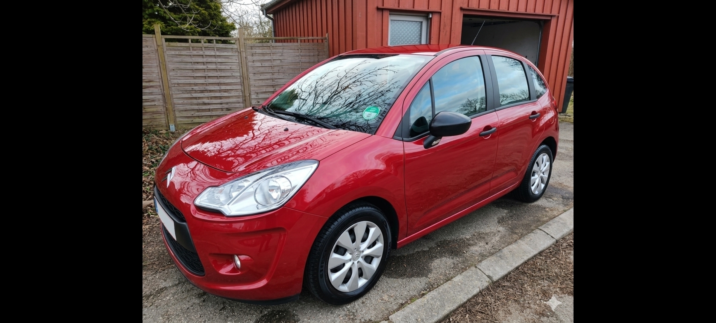 Rød Citroën C3 fra 2013