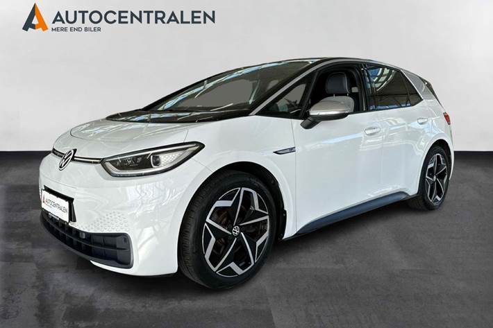 Hvid VW ID.3 fra 2020