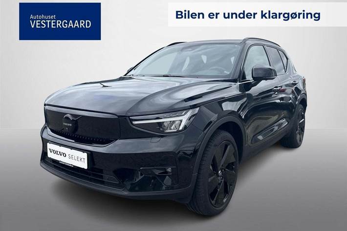 Sort Volvo EX40 fra 2025