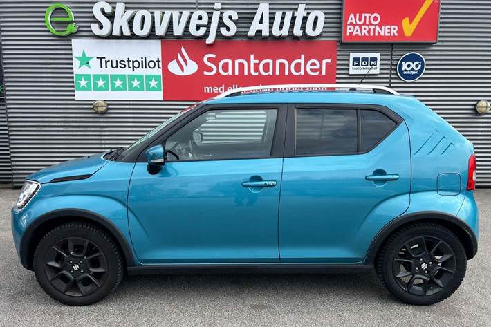 Blå Suzuki Ignis fra 2017