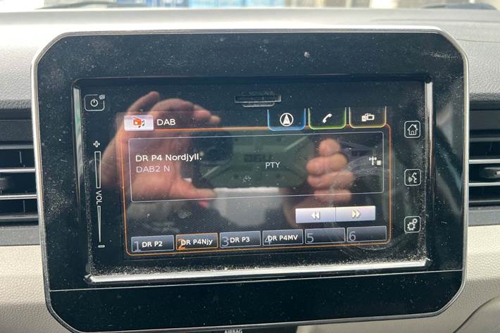 Blå Suzuki Ignis fra 2017