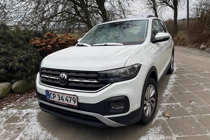 Hvid VW T-Cross fra 2020