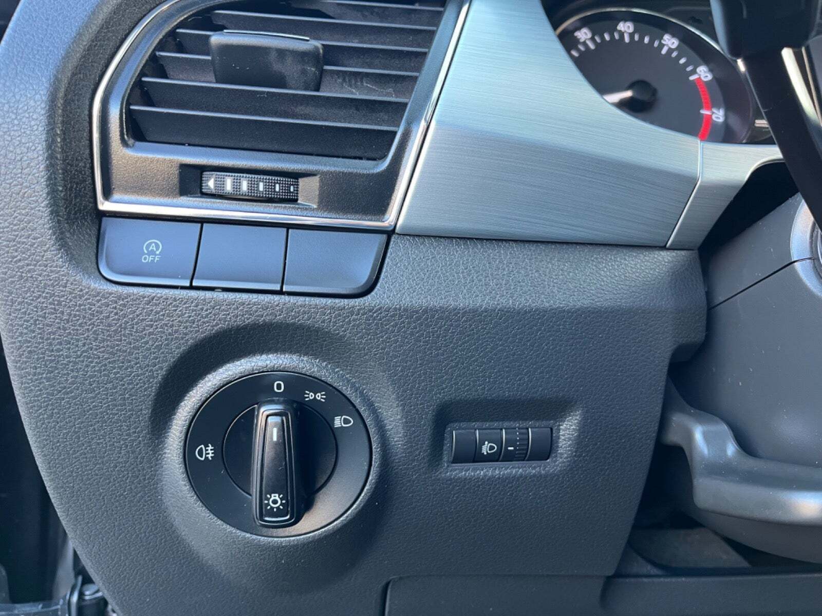 Sort Skoda Fabia fra 2016