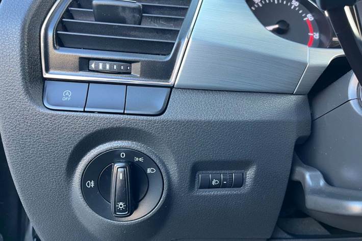 Sort Skoda Fabia fra 2016