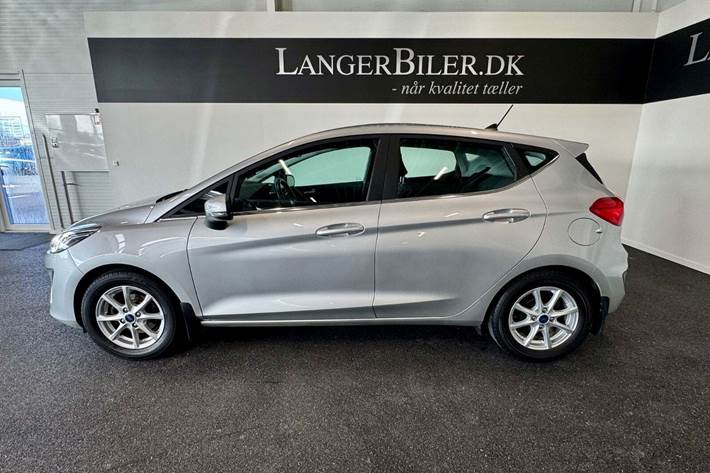 Sølv Ford Fiesta fra 2020