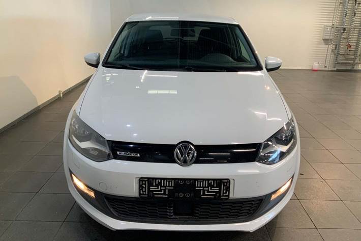 Hvid VW Polo fra 2016