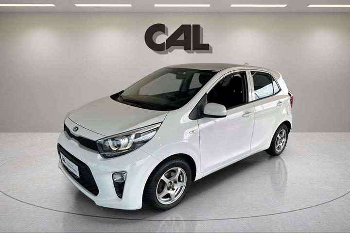 Hvid Kia Picanto fra 2018 set udefra