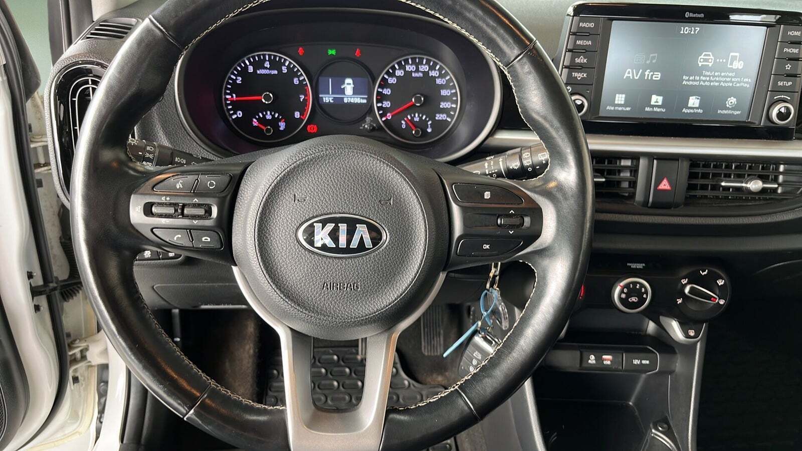 Hvid Kia Picanto fra 2018