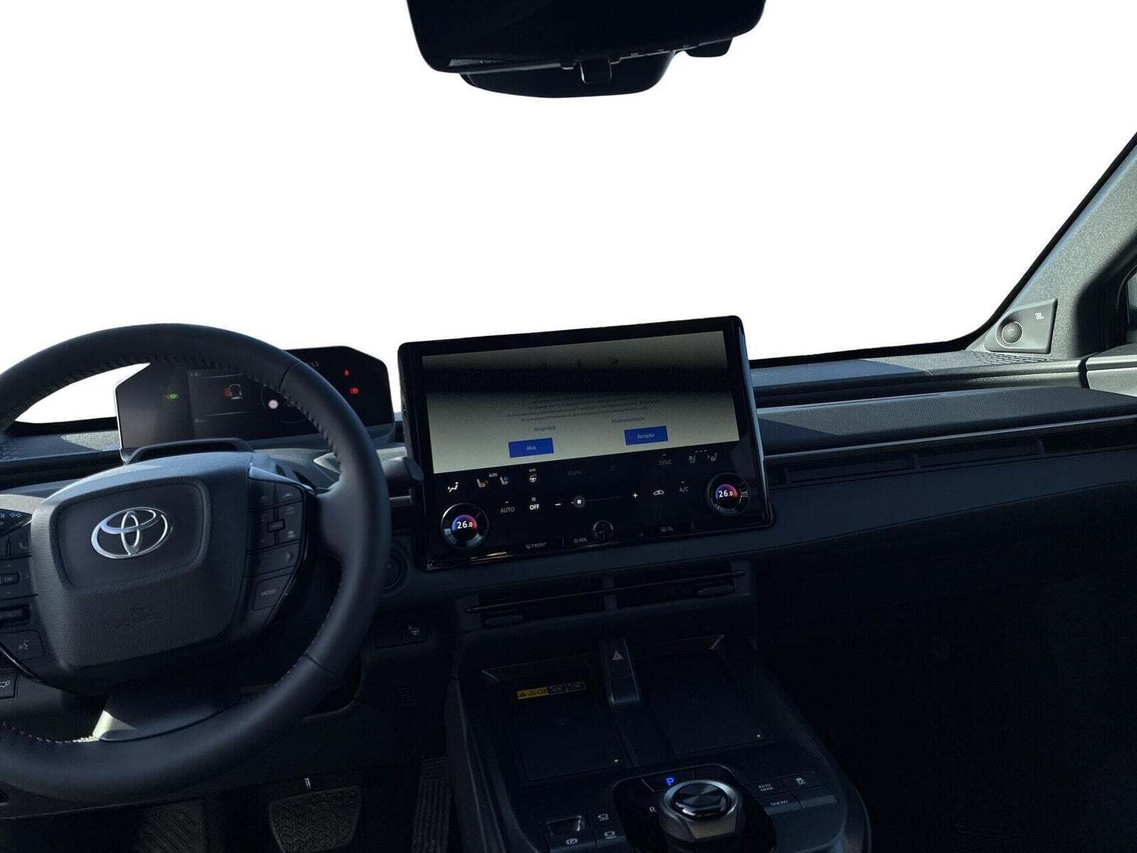 Grå Toyota BZ4X fra 2025