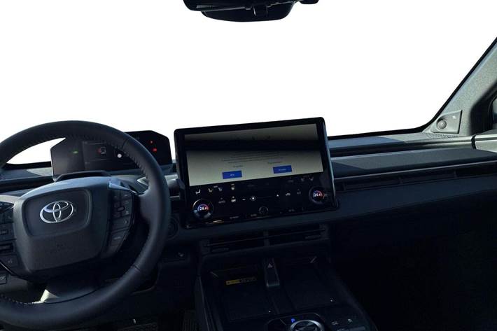 Grå Toyota BZ4X fra 2025