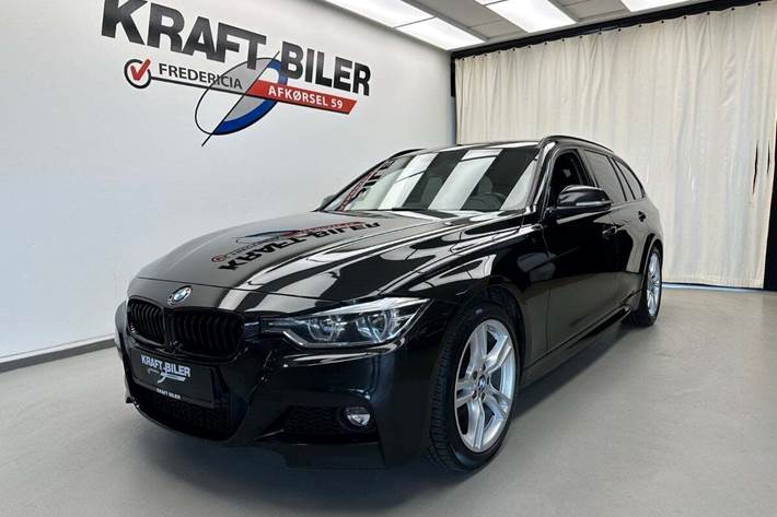 Sort BMW 320d fra 2019