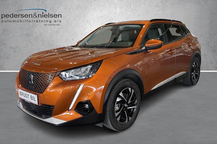 Orange Peugeot e-2008 fra 2021