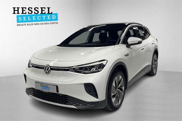 Hvid VW ID.4 fra 2021 set udefra