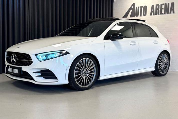 Hvid Mercedes A200 fra 2020